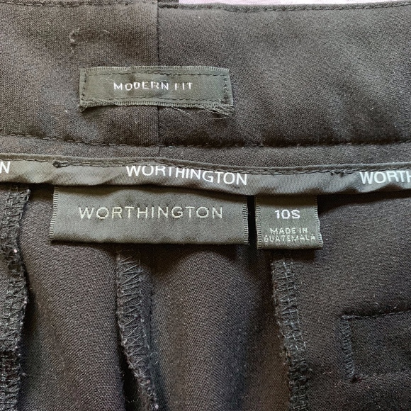 Worthington Modern Fit Flare Dress Pants 10 - Picture 3 of 6